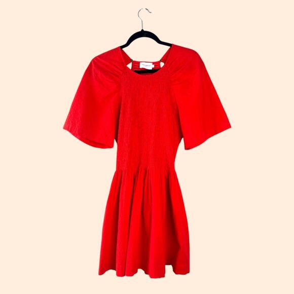 Three Graces London Red Mini Dress - Picture 2 of 9